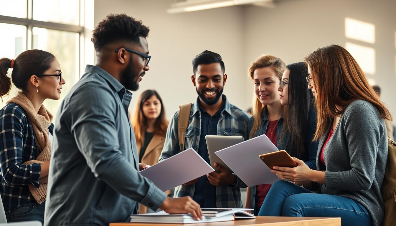 Student using online courses for flexible education